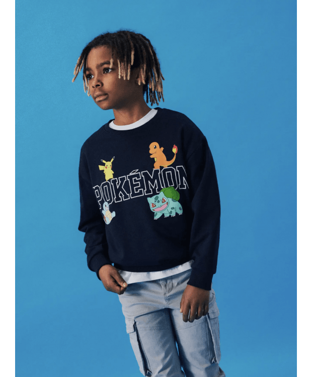 Name it Hoodie "Pokémon" i dark sapphire til drenge