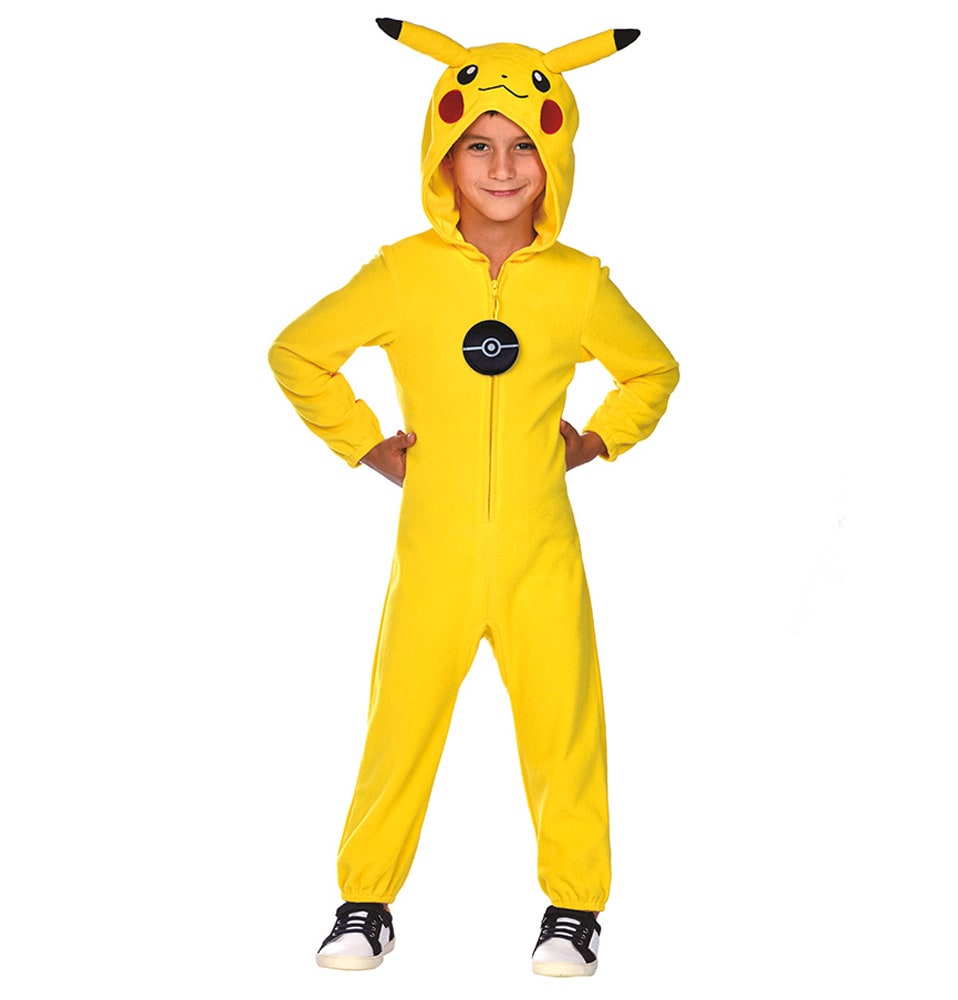 Pokemon Pikachu børnekostume-Str. 4-6 år