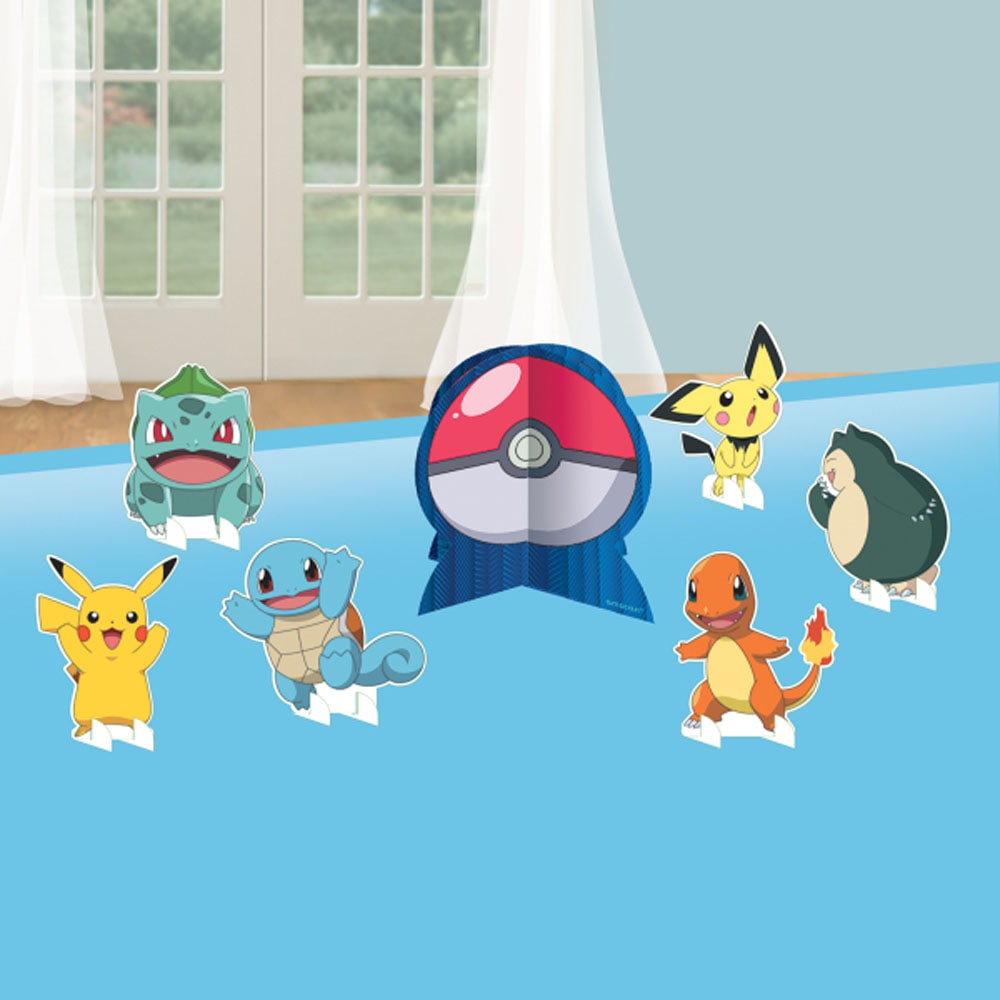 Pokemon borddekorationer 7 stk.