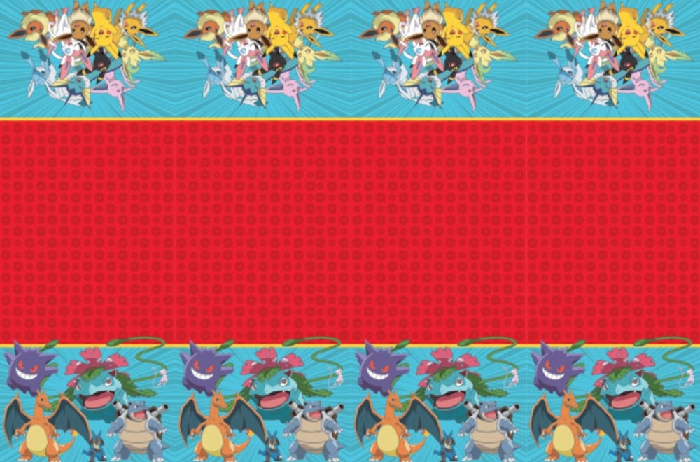 Pokemon plastikdug 120x180 cm.