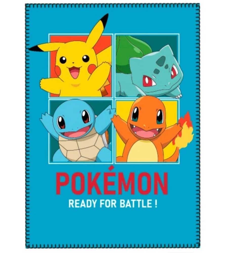 Pokemon fleecetæppe