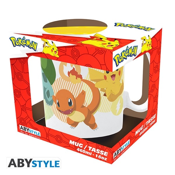 Pokemon - Pikachu and starters - Mug - 460ml
