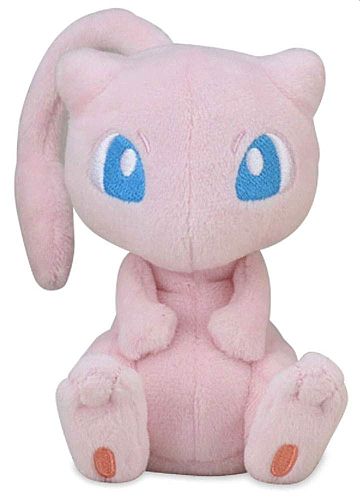 Pokemon - Mew (Sitting Cuties) - Pokemon Center Plush/Bamse 10cm