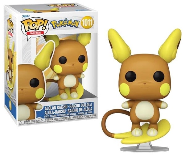 Funko pop: Pokemon - Alolan Raichu #1011 - Figure 9cm