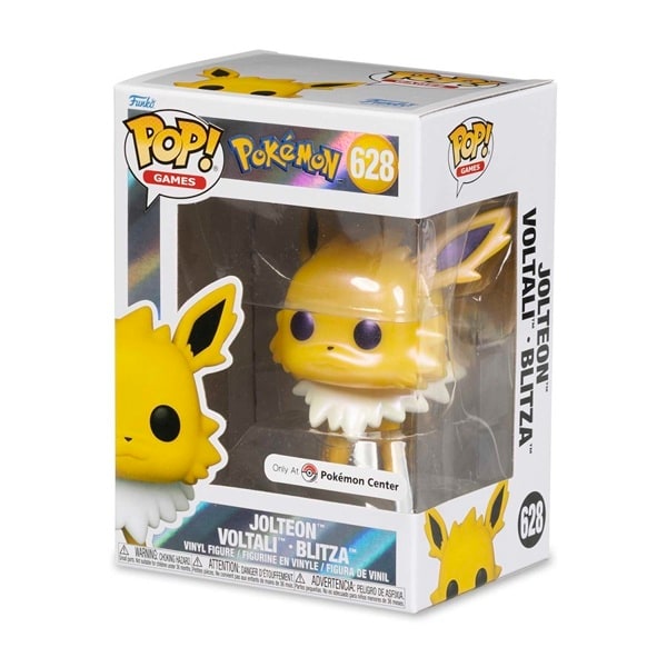 Funko Pop: Pokemon - Jolteon Pearlescent #628 - PokÃ©mon Center Vinyl Figure 9cm