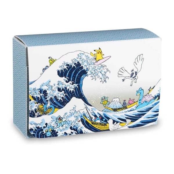 Pokemon Deck Box - Great Wave (Pikachu & Friends) - PokÃ©mon Center Double Deck Box