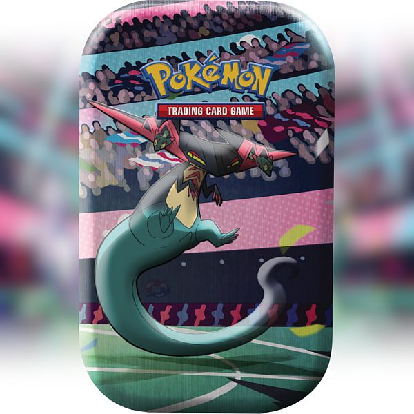 Pokemon Tin Kasse - 2020 Fall Mini Tin: Dragapult (2 Boosters, Billedkort & MÃ¸nt)