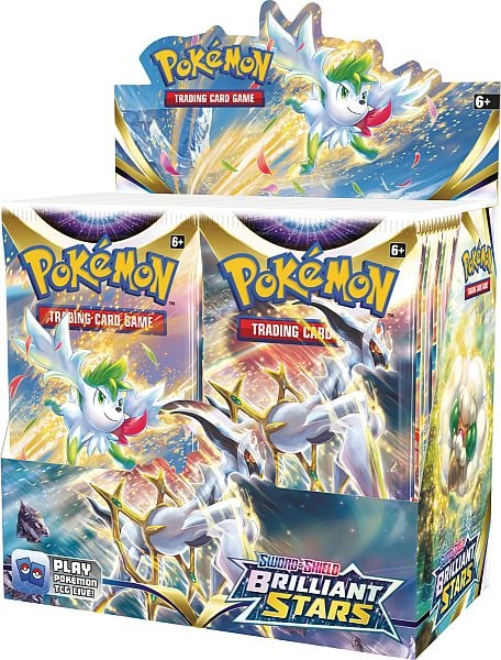 Pokemon SWSH09 Brilliant Stars Booster Box - 36 Boosters