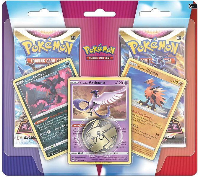 Pokemon Galarian Birds Enhanced 2-Pack Blister