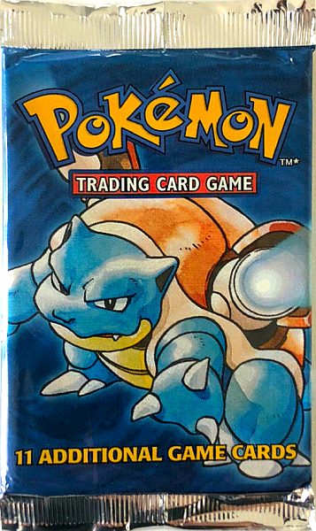 Pokemon - Base Set 1 Booster Pack - Blastoise Artwork