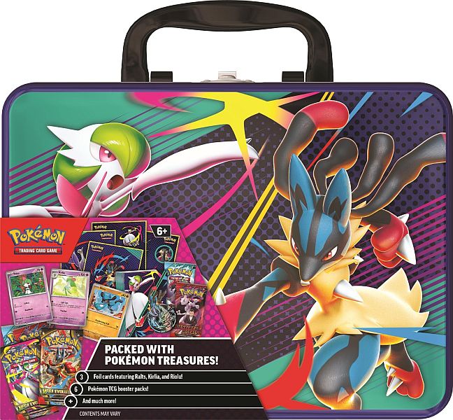 Pokemon Collector's Chest Tin '25 Mega Gardevoir & Lucario