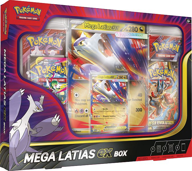 Pokemon  ex Box: Mega Latias ex (2025) (4 Boosters)