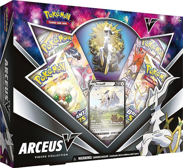 Pokemon  V Box: Arceus V Figure Collection (2022) (4 Boosters)