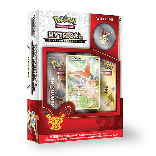 Pokemon Generations (20th Anniversary) - Mythical Collection: Victini - 2 Boosters, Promo & Pin