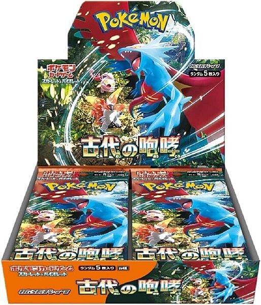Pokemon Display (Booster Box) - Scarlet & Violet SV4K: Ancient Roar *JAPANSK* - 30 Boosters