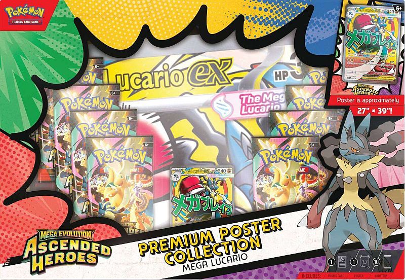 Pokemon Ascended Heroes: Mega Lucario Premium Collection