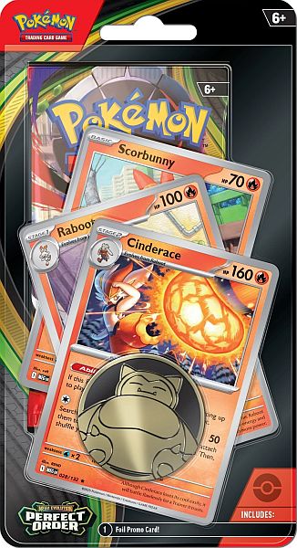 Pokemon Perfect Order Premium Checklane Blister: Cinderace