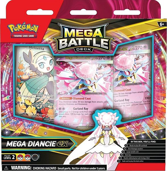 Pokemon Mega Battle Deck: Mega Diancie ex (2025)