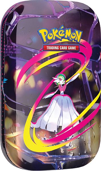 Pokemon Tin Kasse - 2025 Fall Mega Heroes Mini Tin: Mega Gardevoir (2 Boosters & KlistermÃ¦rker)