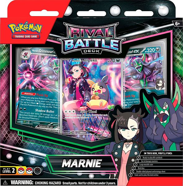 Pokemon Rival Battle Deck: Marnie (Morpeko/Grimmsnarl ex)