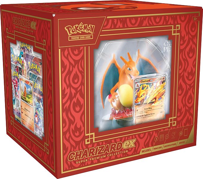 Pokemon Super-Premium Collection: Charizard ex (2024) (10 Boosters)