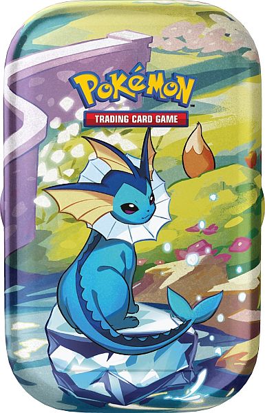 Pokemon SV8.5 Prismatic Evolutions Mini Tin: Vaporeon
