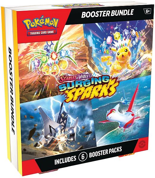 Pokemon SV08: Surging Sparks Booster Pack Bundle (Wide)
