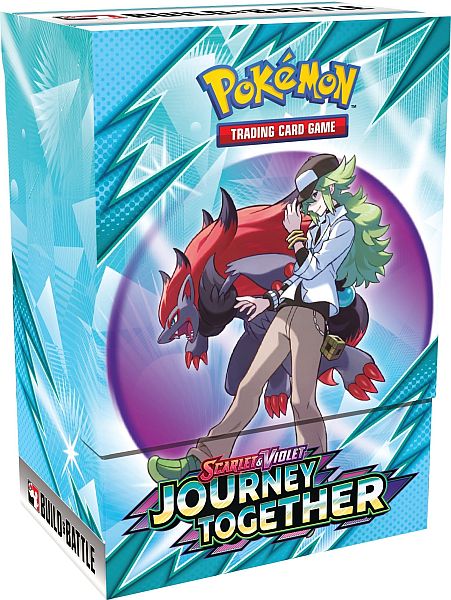 Pokemon Scarlet & Violet: Journey Together - Build & Battle Kit (Prerelease Box) - Promokort, 4 Boosters og mere