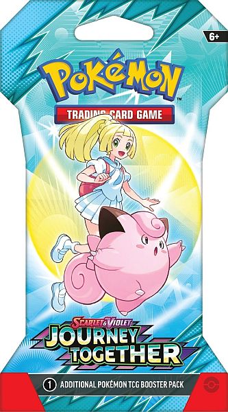 Pokemon Booster Pakke - SV09 - Scarlet & Violet: Journey Together Sleeved Booster Pack ("Cardboard / Pap Blister")