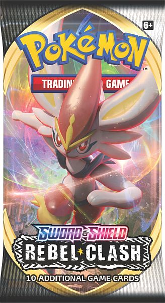 Pokemon Booster Pakke - SWSH02 - Sword & Shield: Rebel Clash Booster Pack