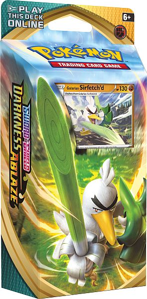 Pokemon Deck - Sword & Shield: Darkness Ablaze - Theme Deck: Galarian Sirfetch'd