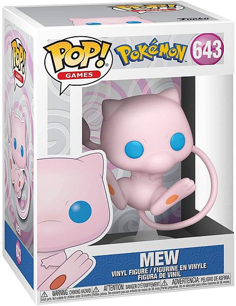 Funko Pop: Pokemon - Mew #643 - Games Vinyl Figure 9cm