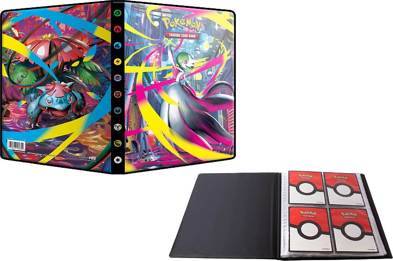 Mappe - Pokemon - ME01 - Mega Evolution: Base Set - Album - 4-Pocket (Holder 80 kort + 4 Oversized kort) UltraPro #16085