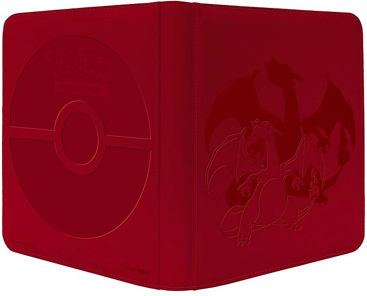 Mappe - Pokemon Elite Series: Charizard 12-Pocket Premium Zippered Pro-Binder 24x20 (Plads til 480 kort) - Ultra Pro #16162