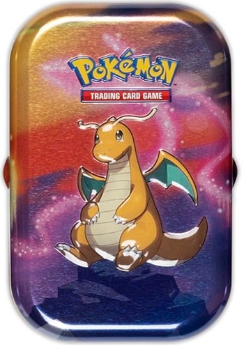 Pokemon Tin Kasse - Kanto Power Mini Tin: Dragonite (2 Boosters, Billedkort & Mønt)