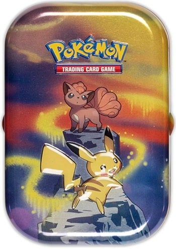 Pokemon Tin Kasse - Kanto Power Mini Tin: Pikachu & Vulpix (2 Boosters, Billedkort & Mønt)