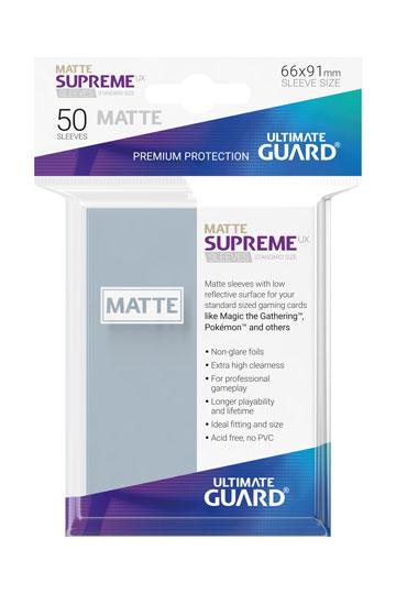 Ultimate Guard Supreme UX Sleeves (Lommer) Standard Size Matte Transparent (50)