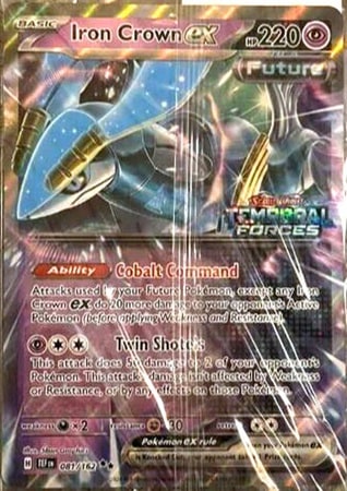 Iron Crown ex (Pokemon Scarlet & Violet: Temporal Forces) (Pokemon Stamped Promos) - Sealed Oversize Promo