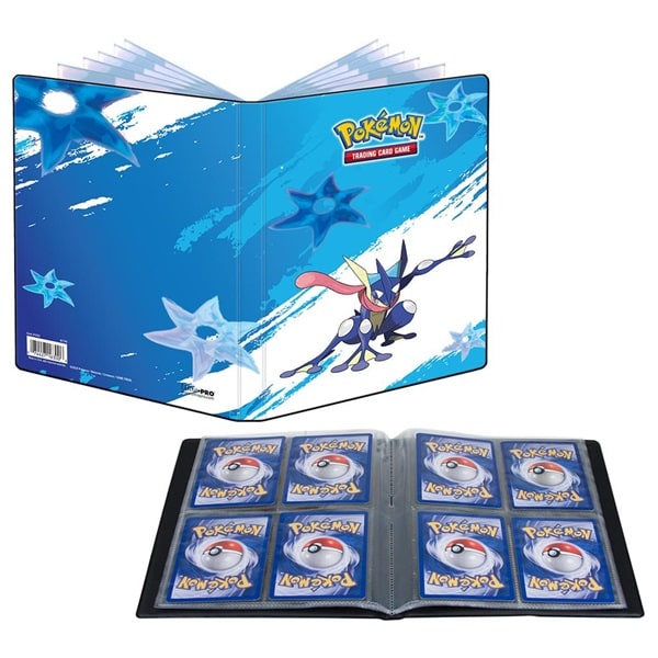 Mappe - Pokemon - Greninja - Album - 4-Pocket (Holder 80 kort + 4 Oversized kort) UltraPro #16300