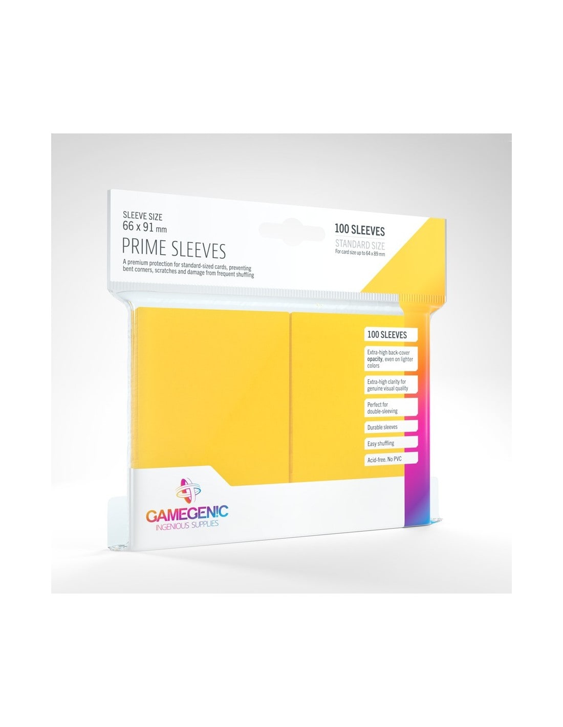 Prime Sleeves 100 stk - Plastiklommer - GameGenic